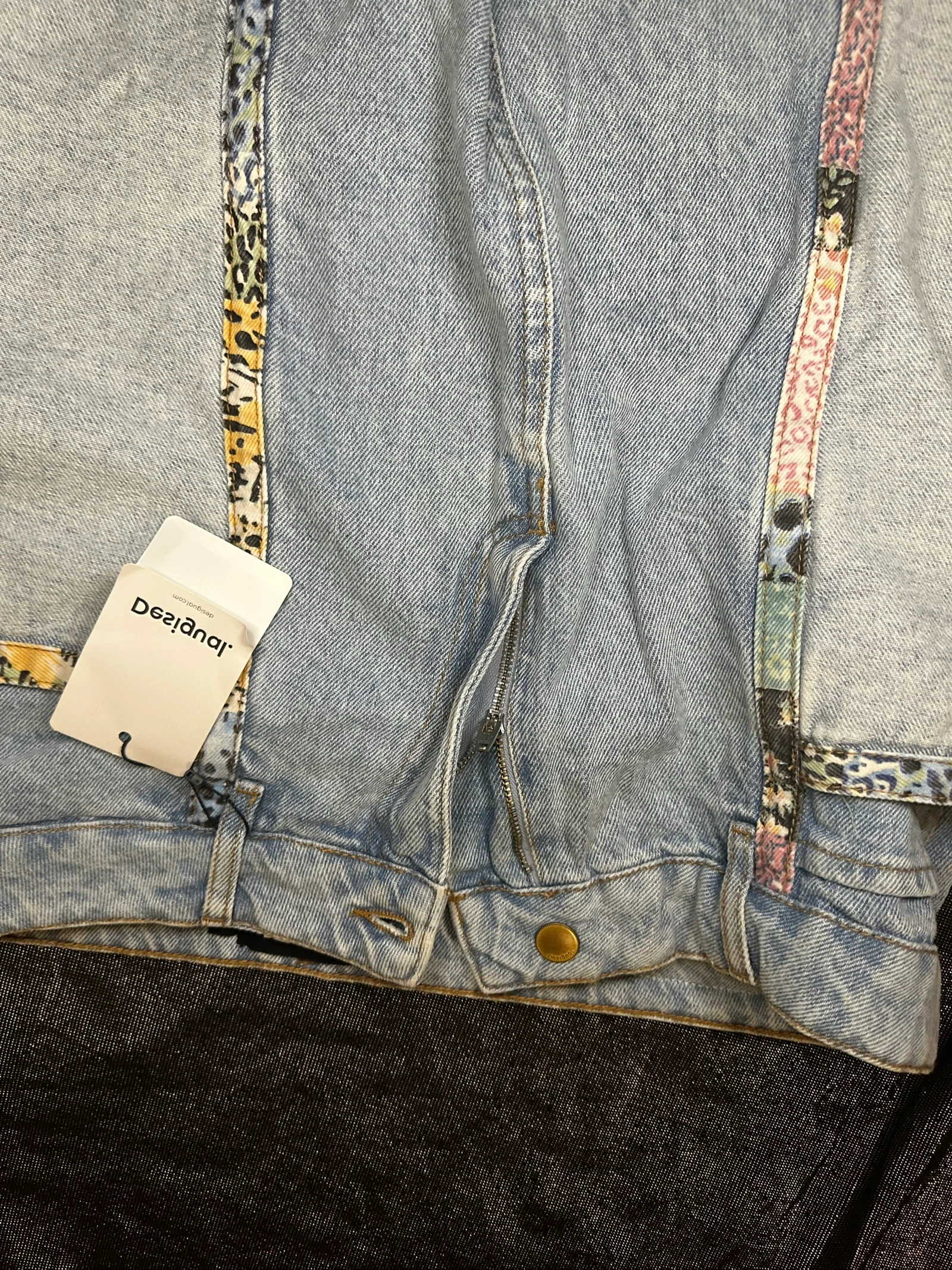 Desigual patchwork denim skirt - New with tag - Size XL – photo 2